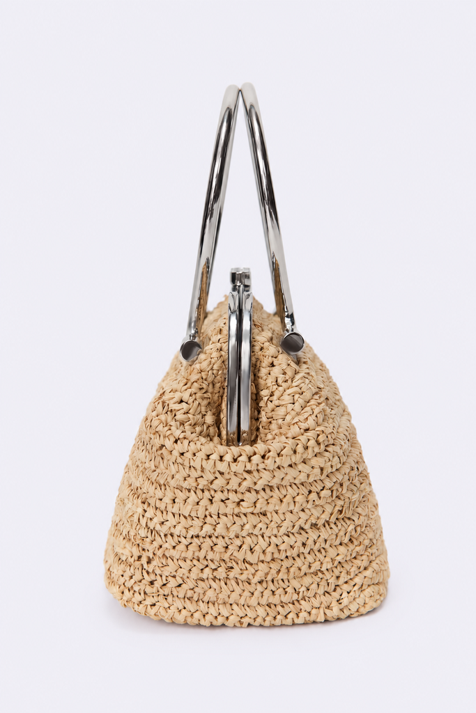 Cruz Raffia Mini Top Handle