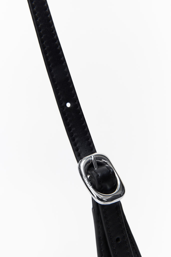 Skye Asymmetrical Shoulder Bag in Black