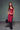 Paloma Satin Skirt In Merlot 