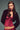 FALLON CROP FAUX FUR JACKET IN BORDEAUX