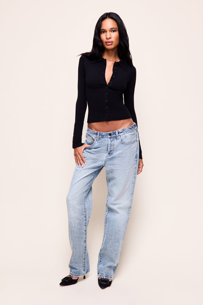 The Editor Cardigan in Black 