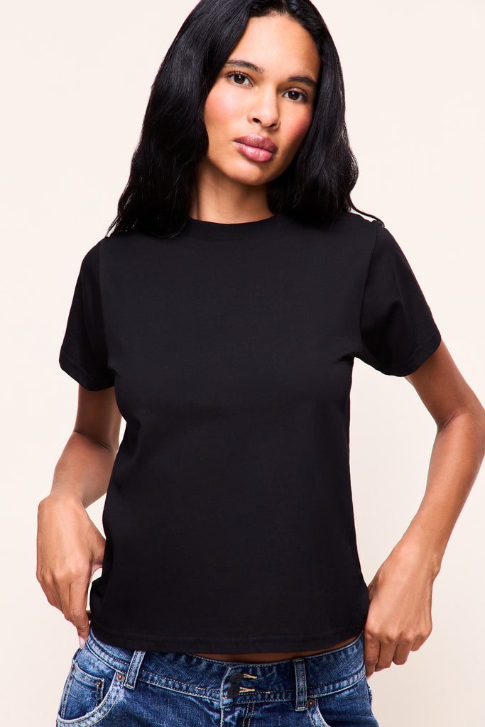 The Everyday Relaxed Tee in Black 