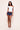 MICRO MINI STRETCH SKORT in Navy Mini Polka Dot 