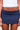 MICRO MINI STRETCH SKORT in Navy Mini Polka Dot 