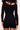 Selma Scoop Knit Dress in Black 