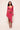 MALLORCA RUFFLE WRAP TOP in Red Love Mixed Polka Dot 