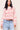 GUIZIO MOHAIR-BLEND HEART SWEATER in Pink Coral Yellow Stripe 