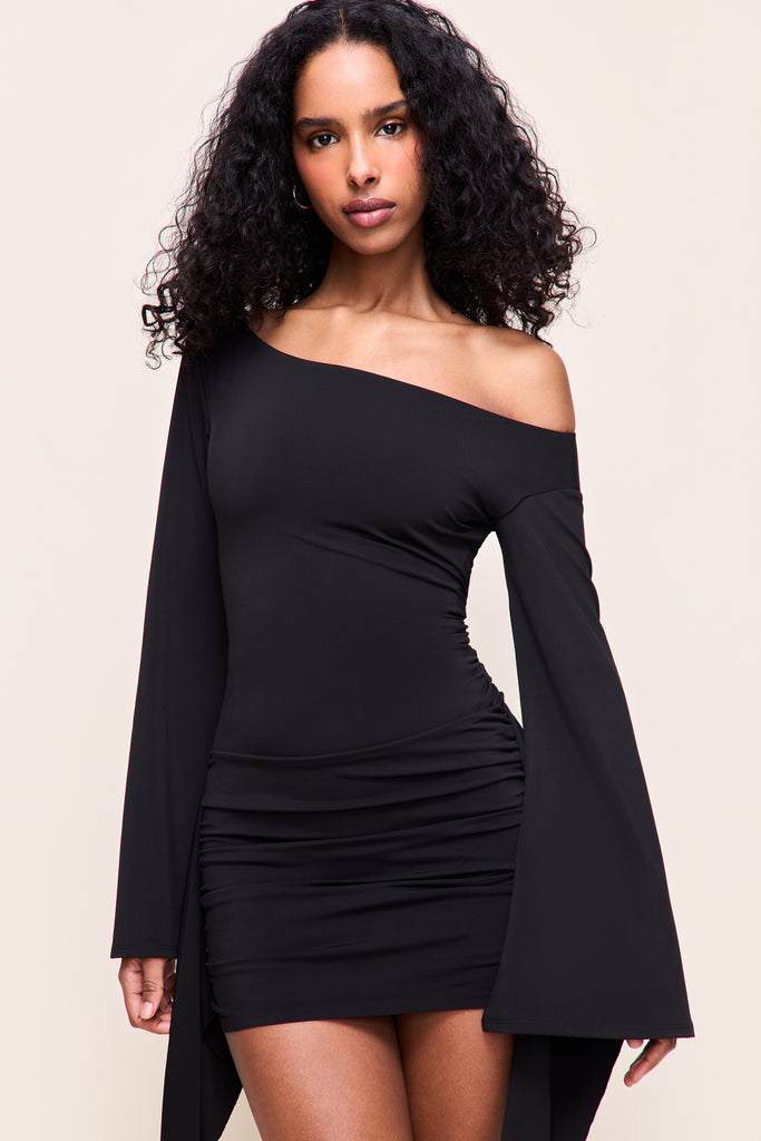 Rumi Mini Dress in Black 