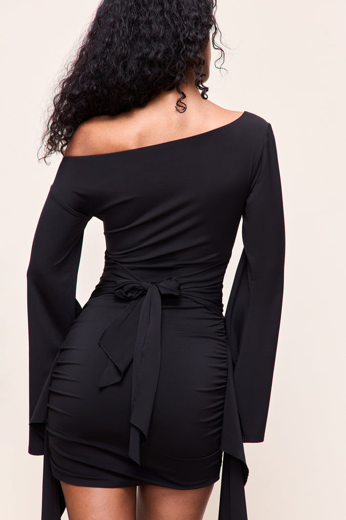 Rumi Mini Dress in Black 