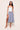 ALEGRA LOW RISE MAXI SKIRT in Navy Plaid 