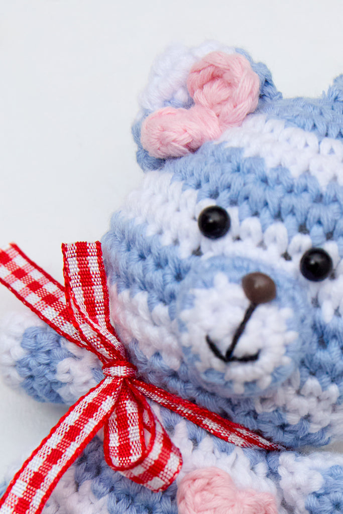 Button Bear Bag Charm