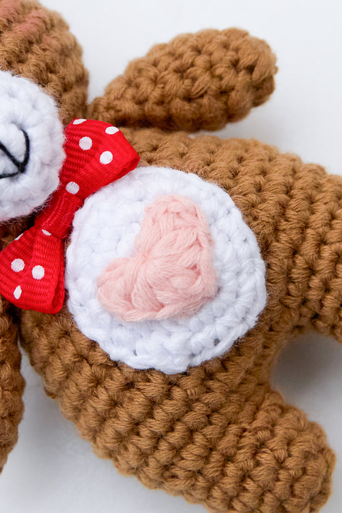 Blushie Bear Bag Charm