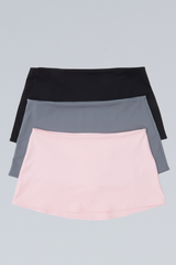 Micro Mini Stretch Skirt, 3-pack