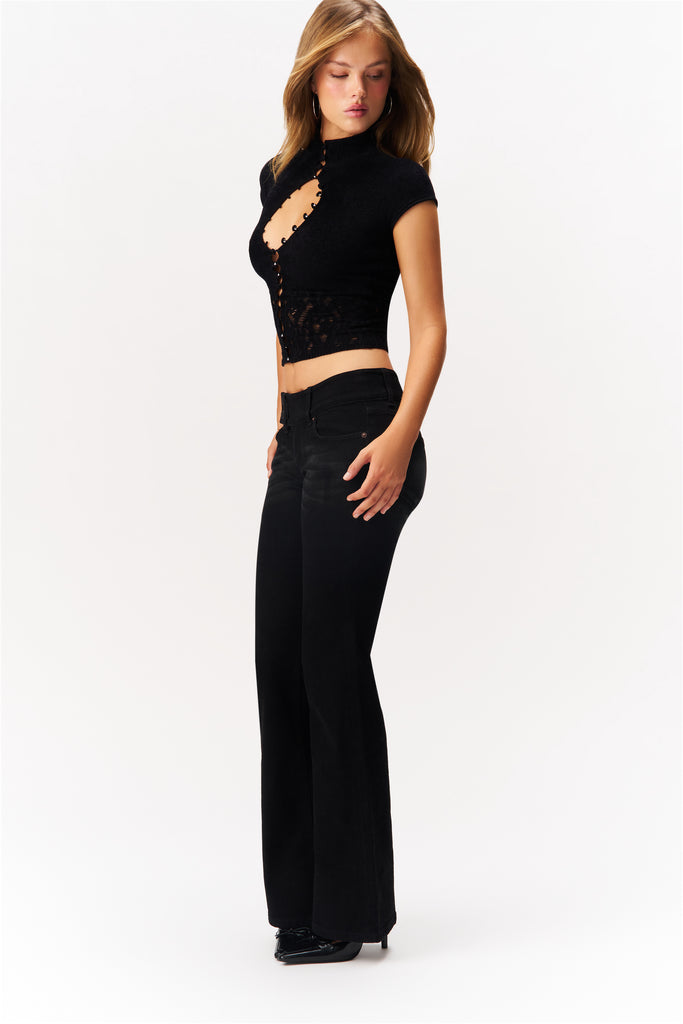 Ari Mock Neck Top