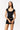 Body V Neck Tee in Black