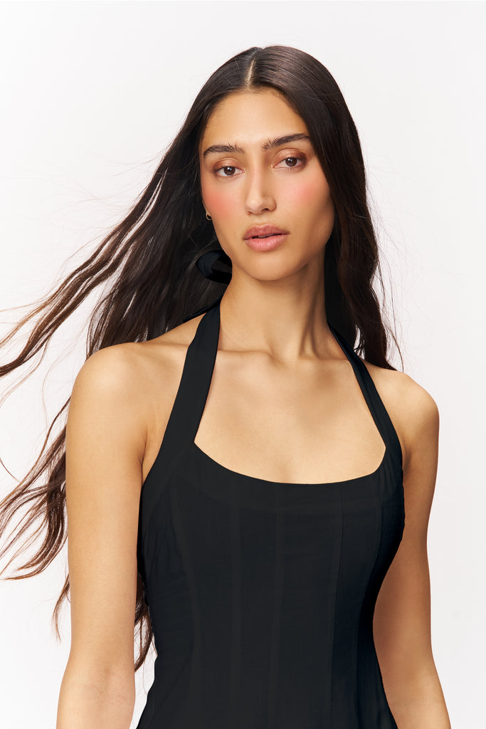 Leila Halter Dress