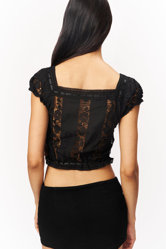 Emery Blouse in Black