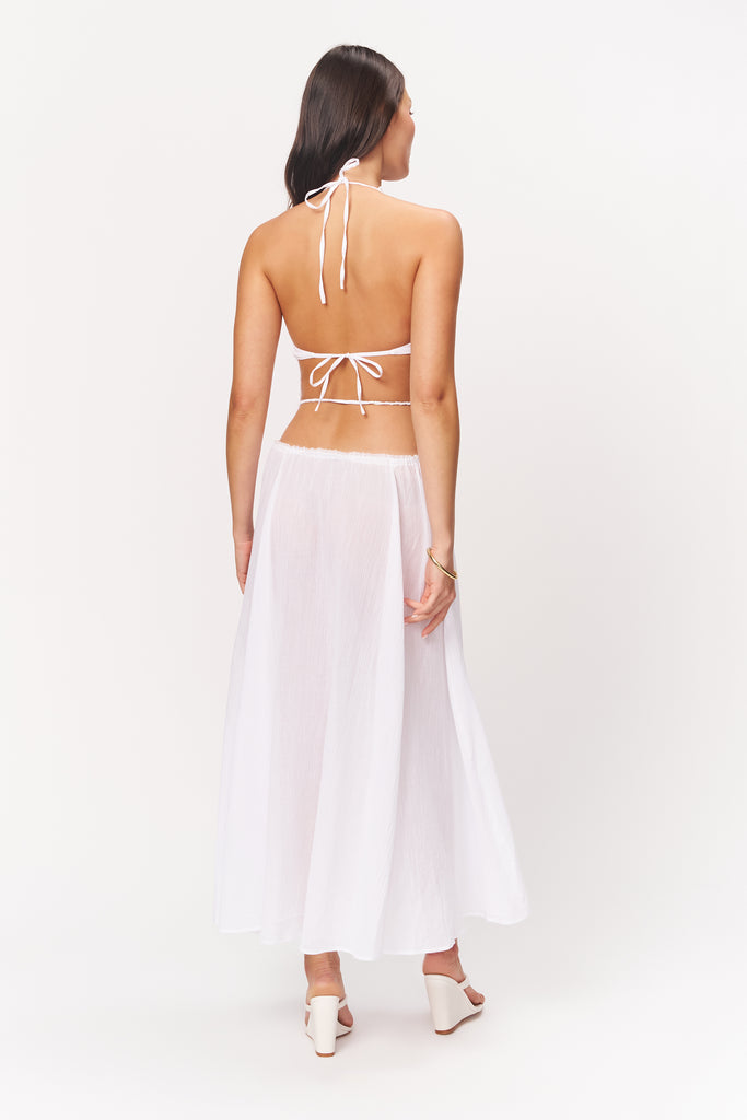 Allegra Maxi Dress in White