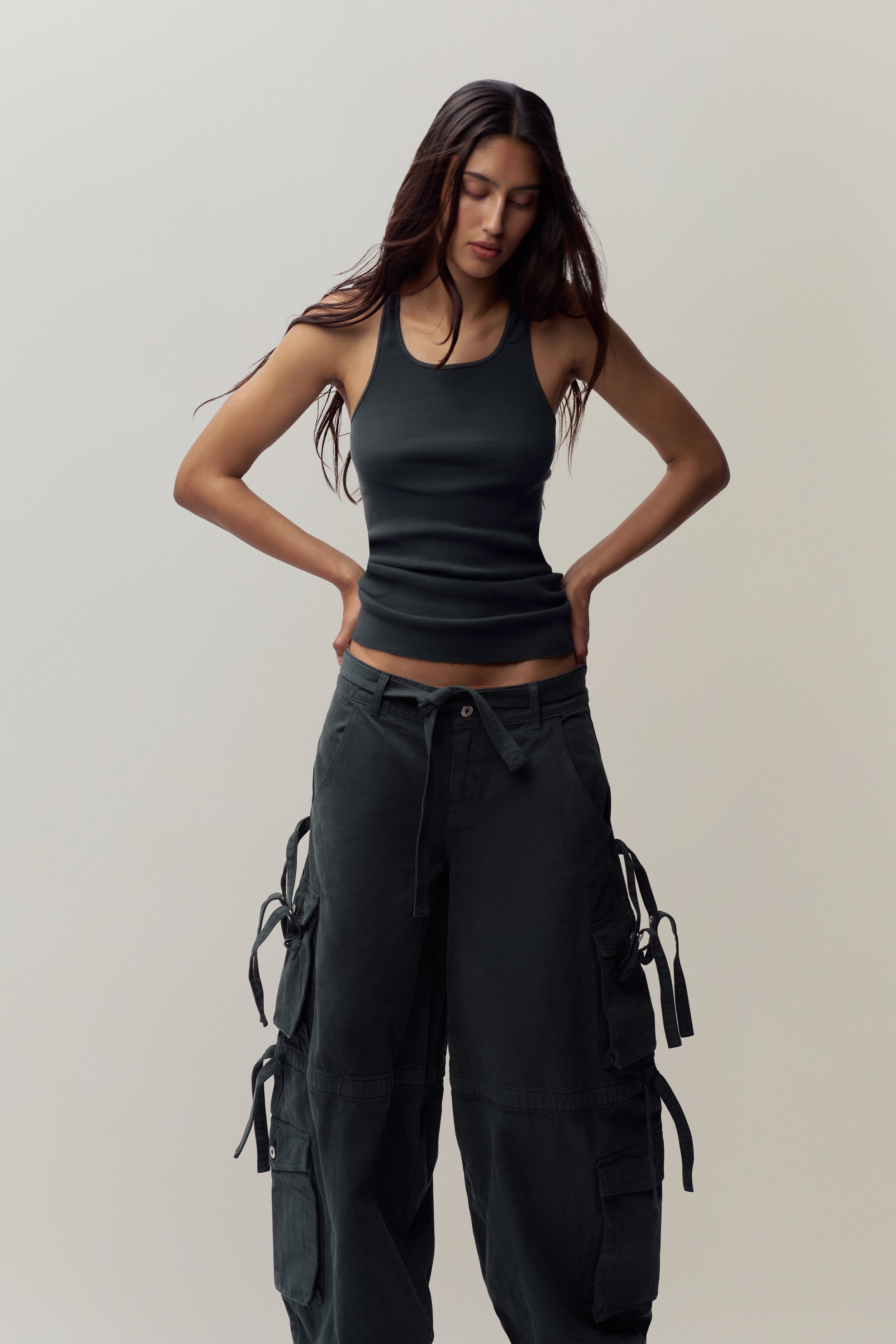 Anais Cargo Pant in Forest