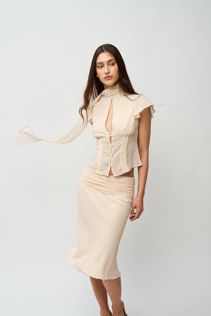 Ara Top in Cream