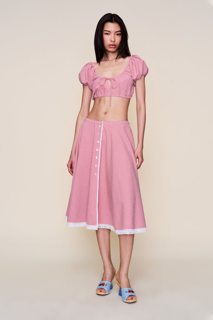Ravello Gingham Top