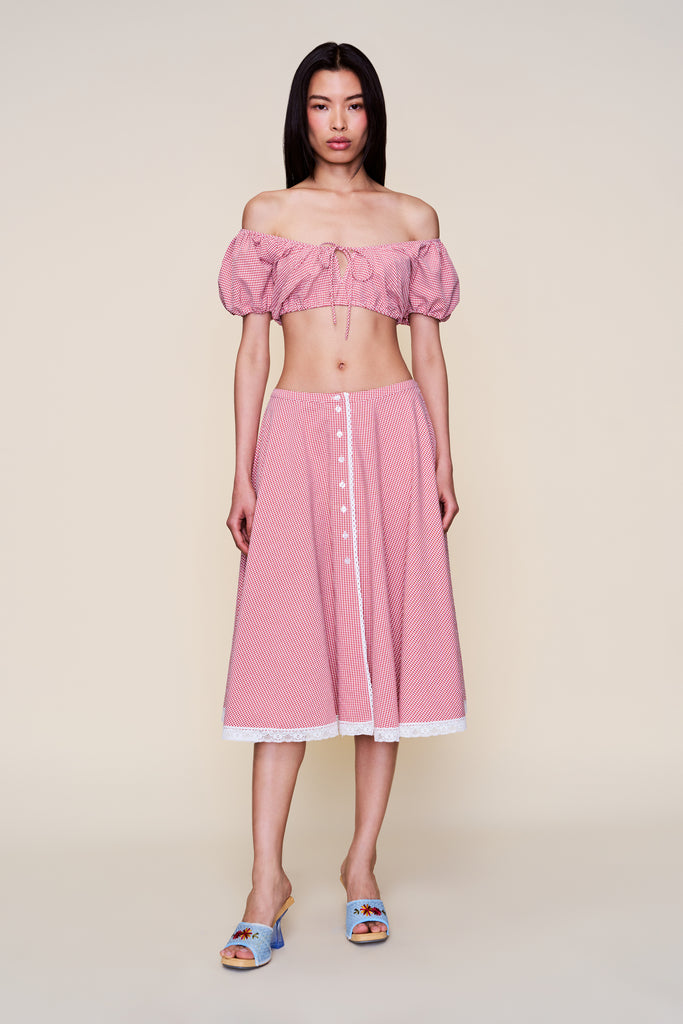 Ravello Gingham Top