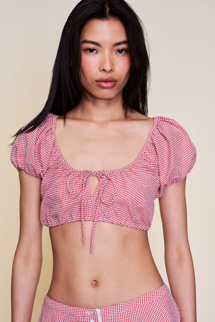 Ravello Gingham Top