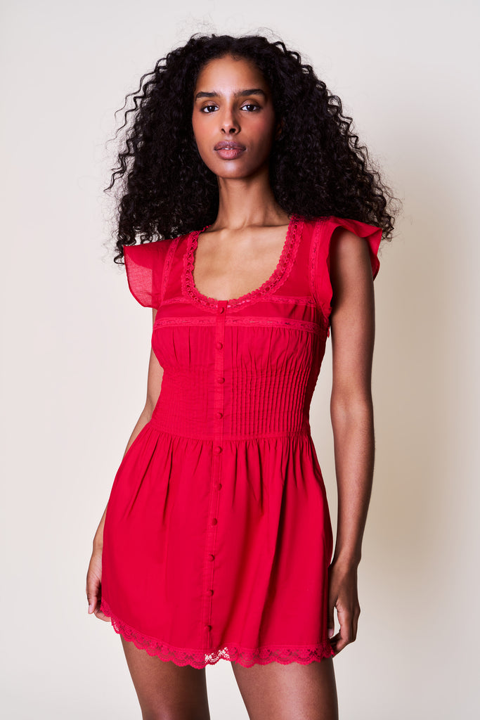 Lille Pintuck Dress