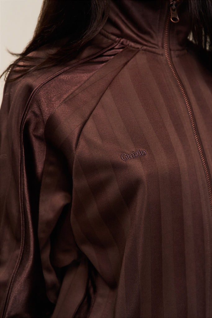 PUMA x GUIZIO T7 Track Jacket in Brown