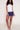 Micro Mini Stretch Skirt in Navy Blue