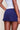 Micro Mini Stretch Skirt in Navy Blue
