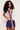 Micro Mini Stretch Skirt in Navy Blue