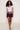 Micro Mini Denim Skirt in Dark Wash