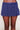 Chiffon Slit Mini Skirt in Navy Polka Dot