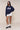 Guizio Fleece Crewneck in Navy