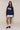 Guizio Fleece Crewneck in Navy