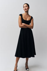 Leila Dress in Black