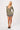 Poet Cable Knit Mini Dress in Grunge Grey Stripe