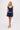 Leila Mini Skirt in Navy