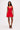 Rose Ruched Mini Dress in Red Love