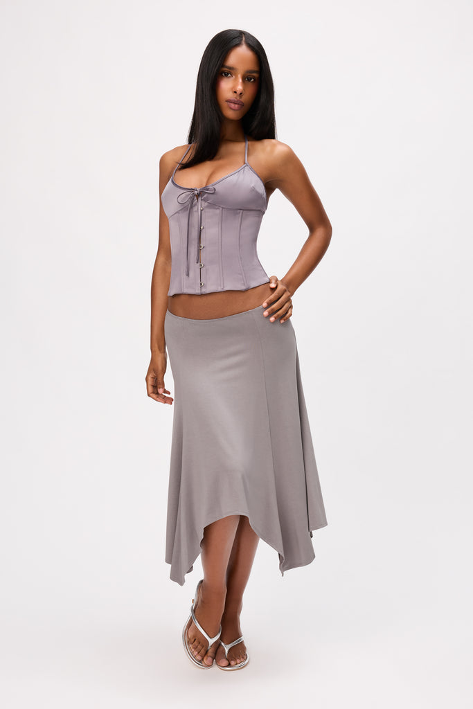 Lana Skirt in Gunmetal
