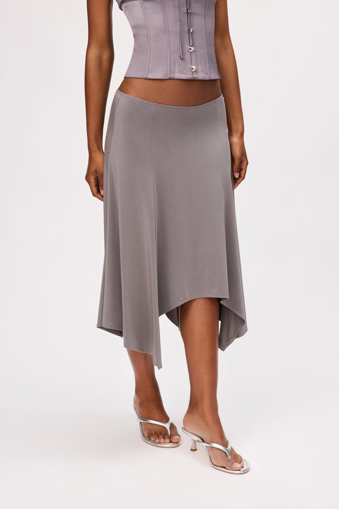 Lana Skirt in Gunmetal