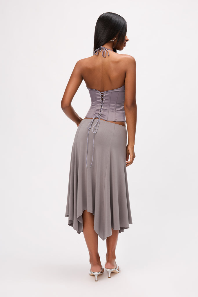 Lana Skirt in Gunmetal