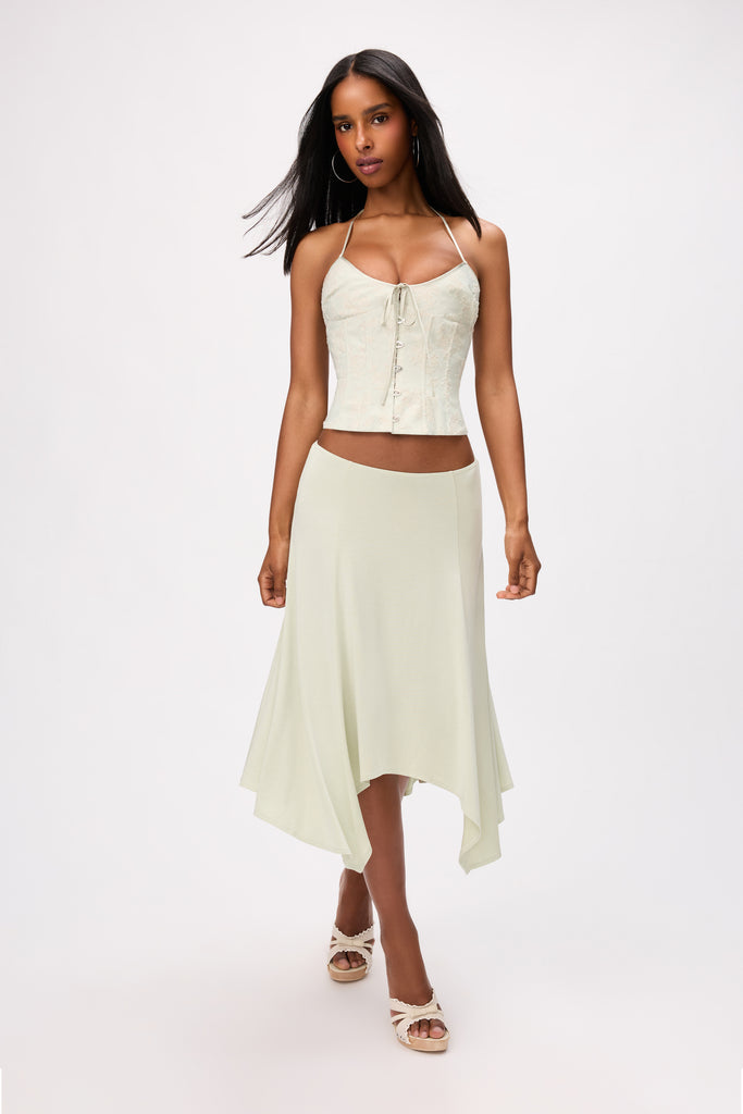 Lana Skirt in Soft Sage