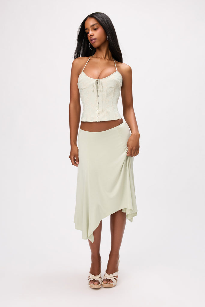 Lana Skirt in Soft Sage
