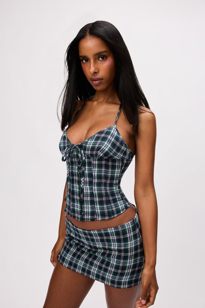 Chamonix Tartan Mini Skirt