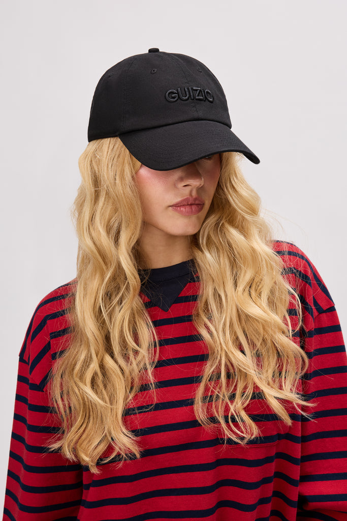Guizio Baseball Cap in Black