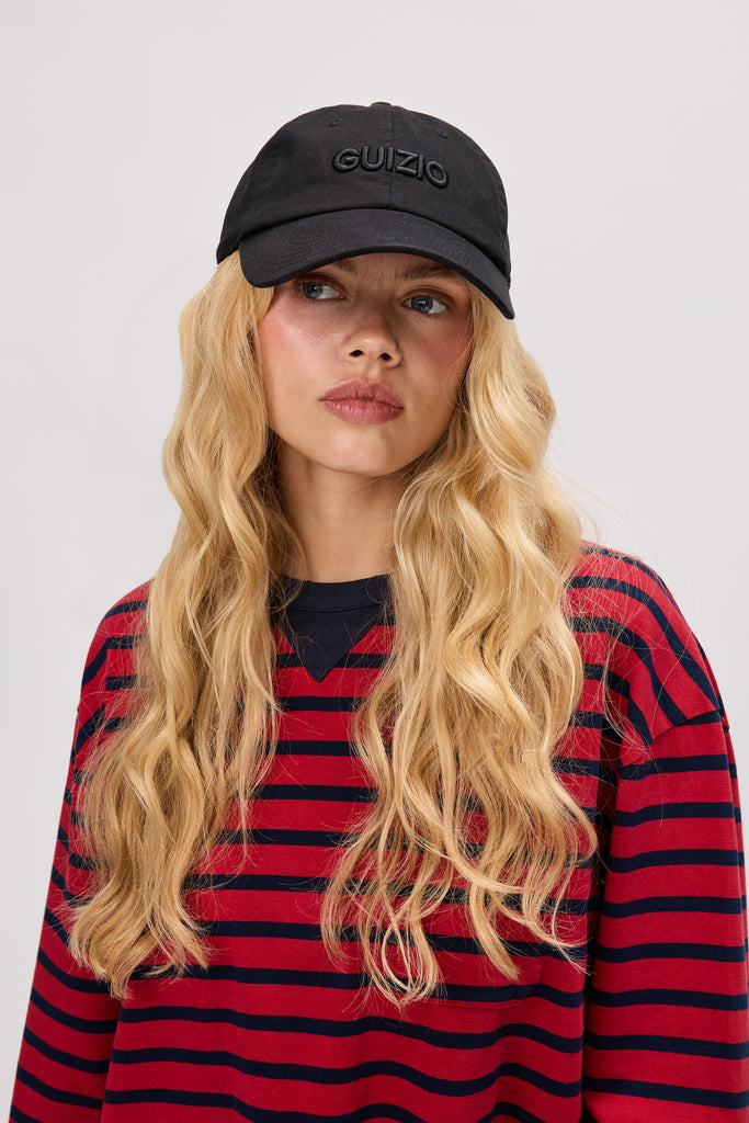 Guizio Baseball Cap in Black