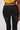Malia Low Rise Belted Flare Denim in Washed Black