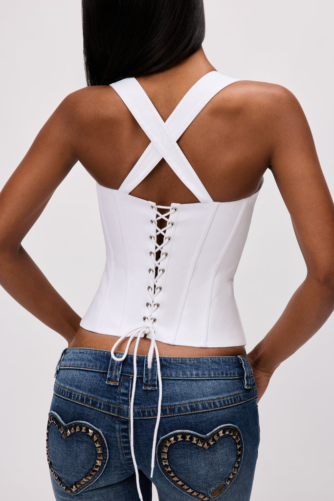 Gia Corset in White